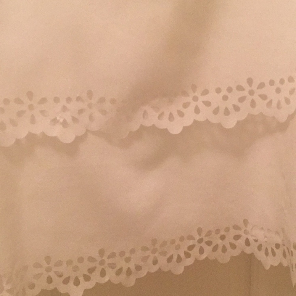 A beautiful white lace shirt